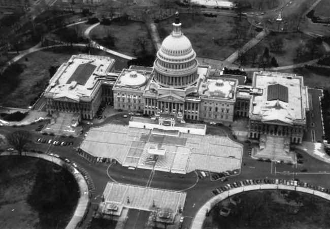 Inaugural Stands at West Front of US Capitol – 1949